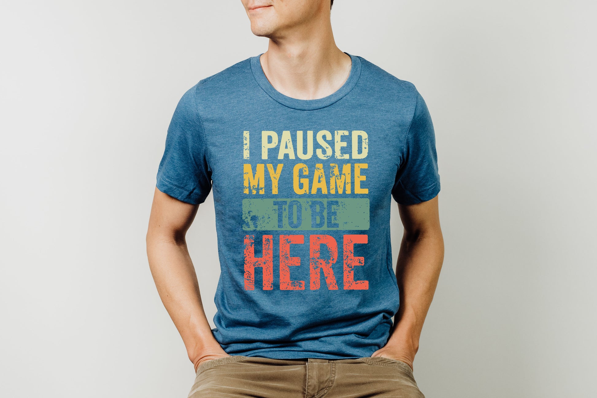 I Paused My Game To Be Here T-Shirt, Gamer Shirt, Funny Gaming Shirt-newamarketing