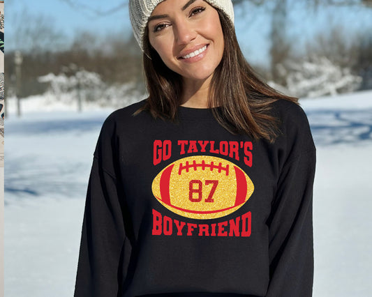 Go Taylors Boyfriend Sweatshirt, Taylor Swift Sweatshirt, Taylor Swift 87 Sweatshirt-newamarketing