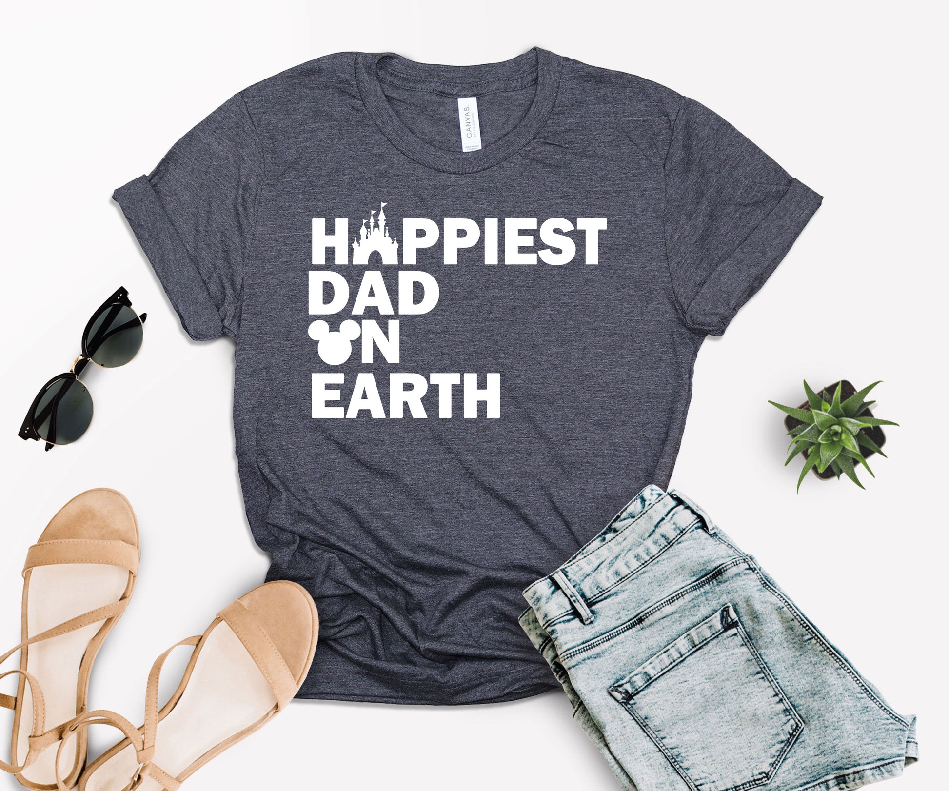 Happiest Dad on Earth Shirt, Earth Day Shirt, Happy Dad Shirt-newamarketing