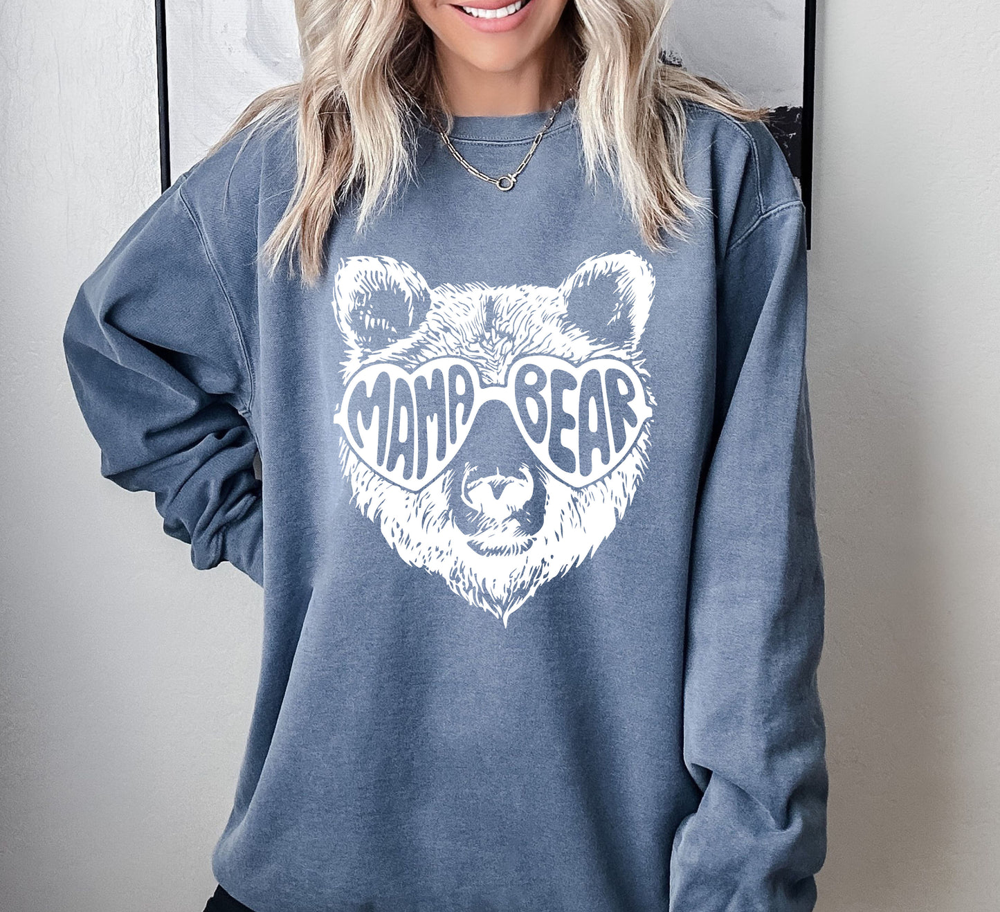 Mama Bear Sweatshirt, Comfort Colors Sweatshirt, Mothers day Gift-newamarketing