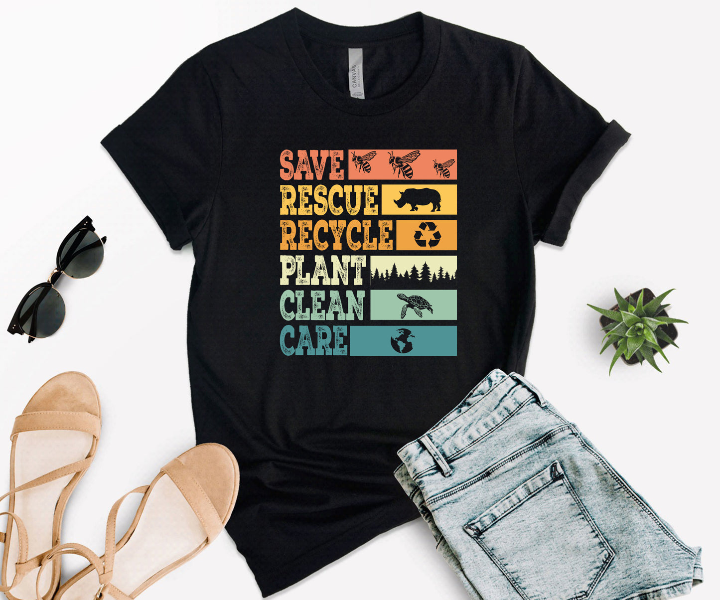 Save The World Shirt, Save The Planet Tee, Nature Lover T-Shirt-newamarketing