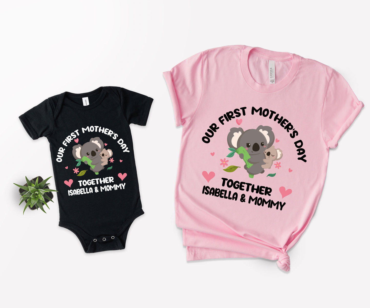 Our First Mothers Day Together Shirts, Personalized Mother's Day Shirts, Mothers Day Matching Outfits-newamarketing