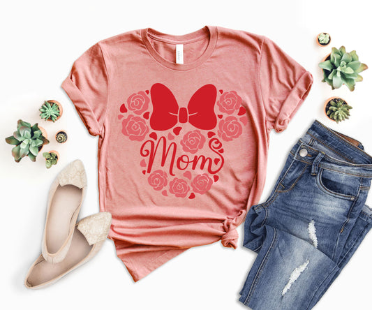 Disney Mom Shirts, Cute Mom T-shirts, Minnie Mom Shirt-newamarketing