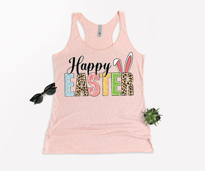 Happy Bunny Shirts, Happy Easter T-Shirt, Leopard Bunny Shirt-newamarketing