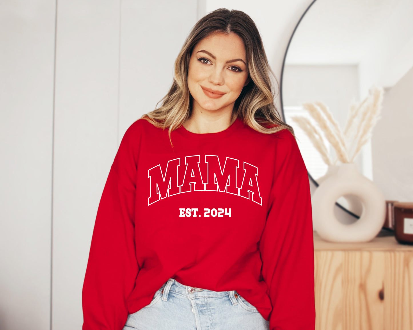 Personalized Mama Sweatshirt, Custom Mom Hoodie, Personalized Mom Gifts-newamarketing