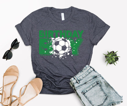 Soccer Birthday Shirt, Soccer Ball Shirt, Birthday Soccer Shirt