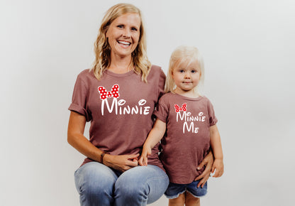 Mommy and Mini Shirts, Minnie and Minnie Me Shirts, Mom and Me Disney Shirts-newamarketing