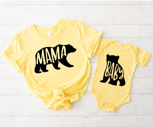 Mama Bear T-Shirts, Little Bear Family, Bear Family Shirts-newamarketing