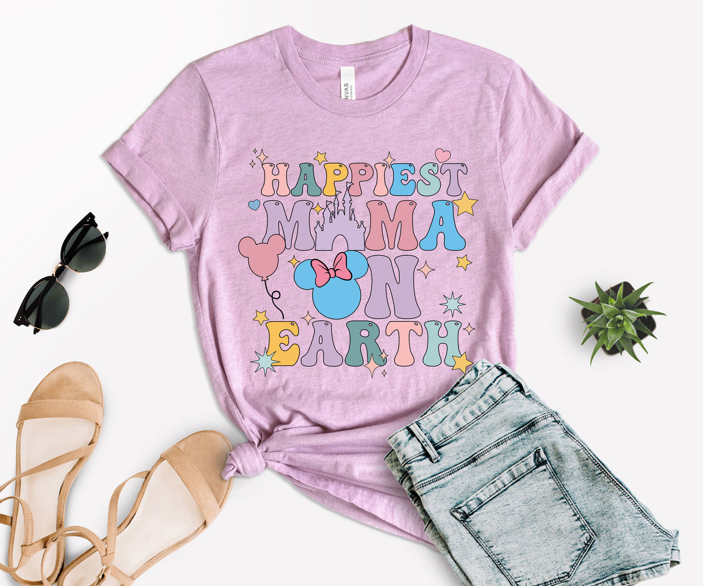 Happiest Mama on Earth Shirt, Disney Mama Shirt, Disney Mom Outfits-newamarketing