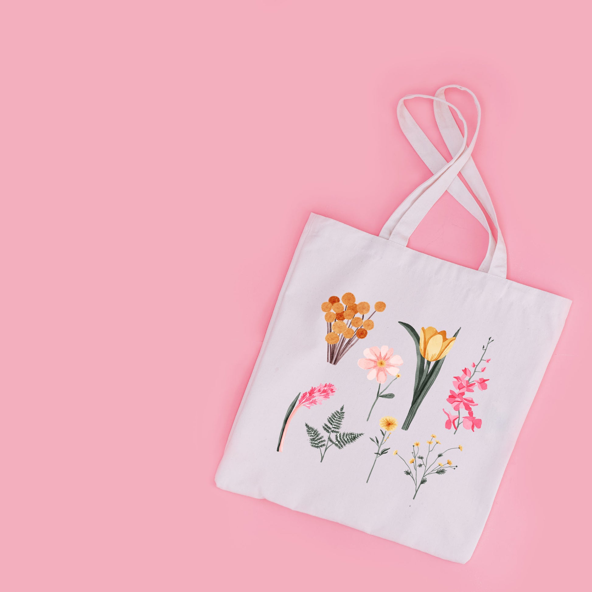 Wildflower Tote Bag, Watercolor Tote Bag, Floral Tote Bag-newamarketing