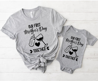 Our First Mother's Day Shirt, Our First Mothers Day Matching Shirts, Mother's Day Gift-newamarketing