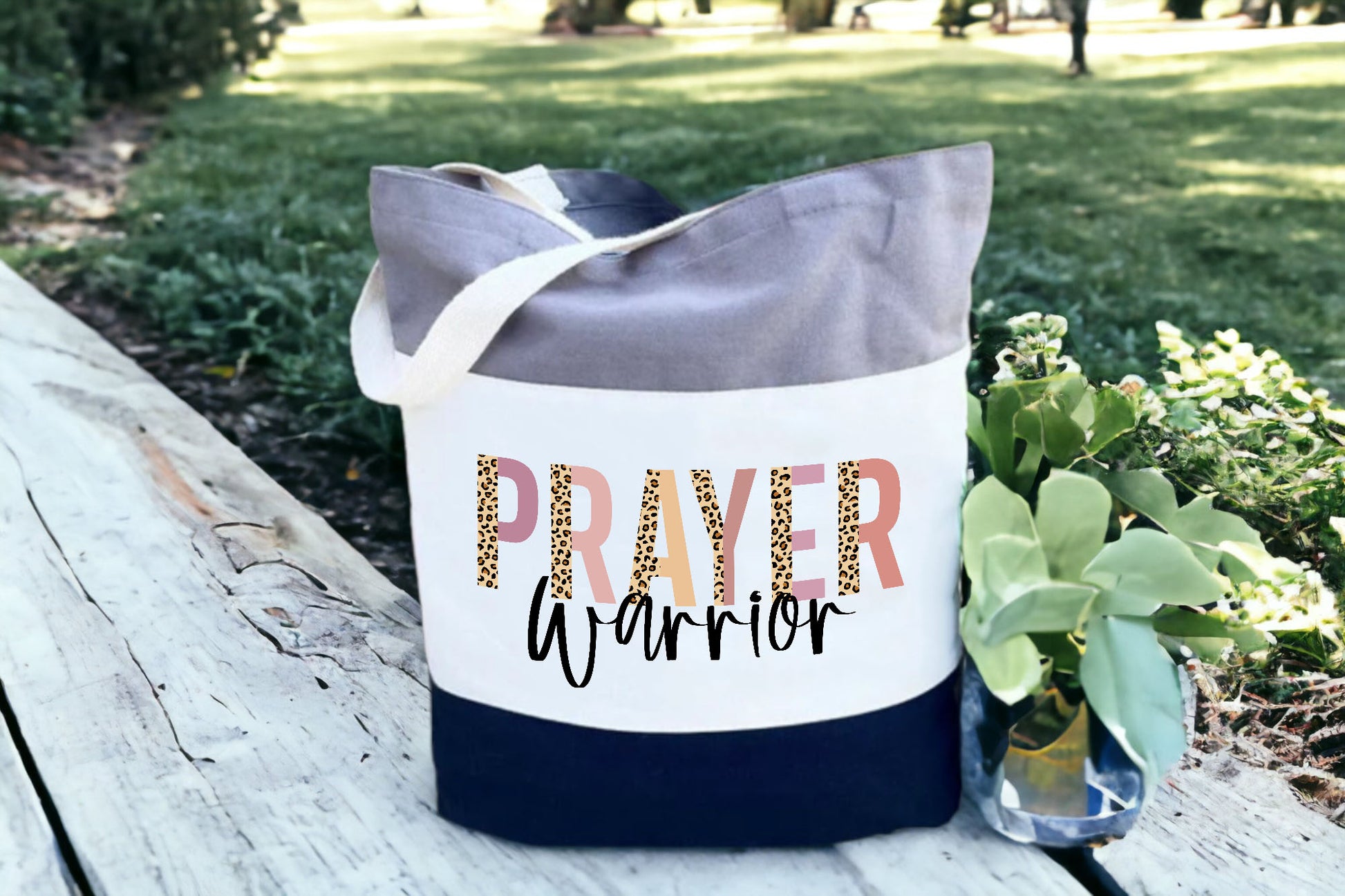 Grandmother Tote, Prayer Warriors, Church tote, Christianity Tote