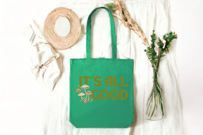 It's All Good, Aesthetic Tote Bag, Inspirational Bag, Canvas Tote Bag-newamarketing