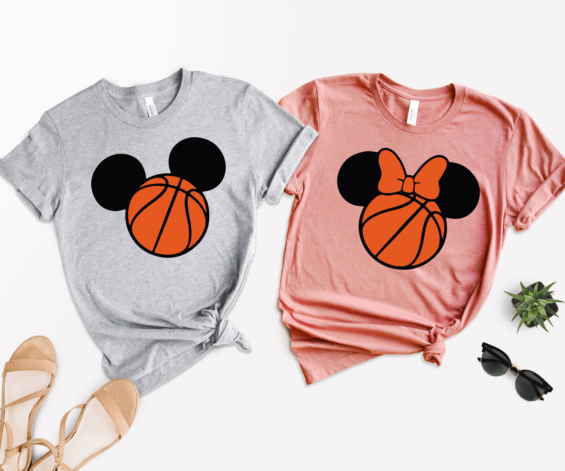 Mickey Basketball Shirt, Disney Basketball Shirt, Mickey Head Shirt-newamarketing