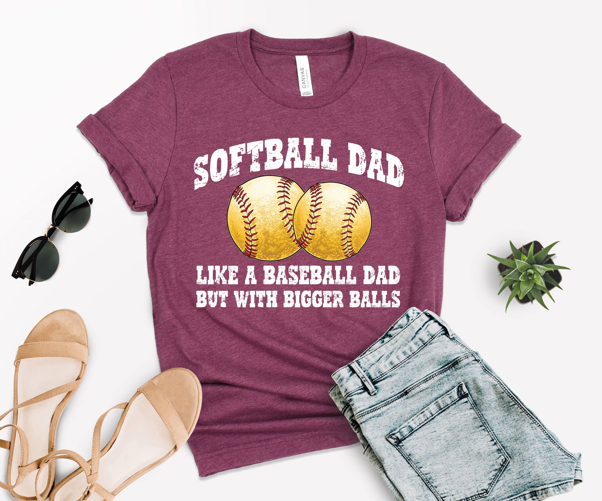 Softball Dad Shirt, Baseball Dad T-Shirt, Dad T-Shirts Funny-newamarketing