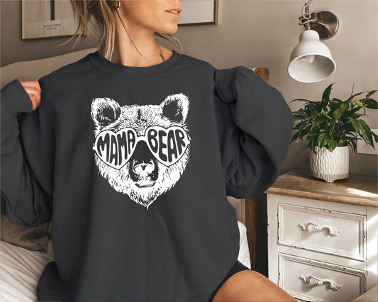 Mama Bear Sweatshirt, Bear Crewneck, Mama Bear Hoodie-newamarketing