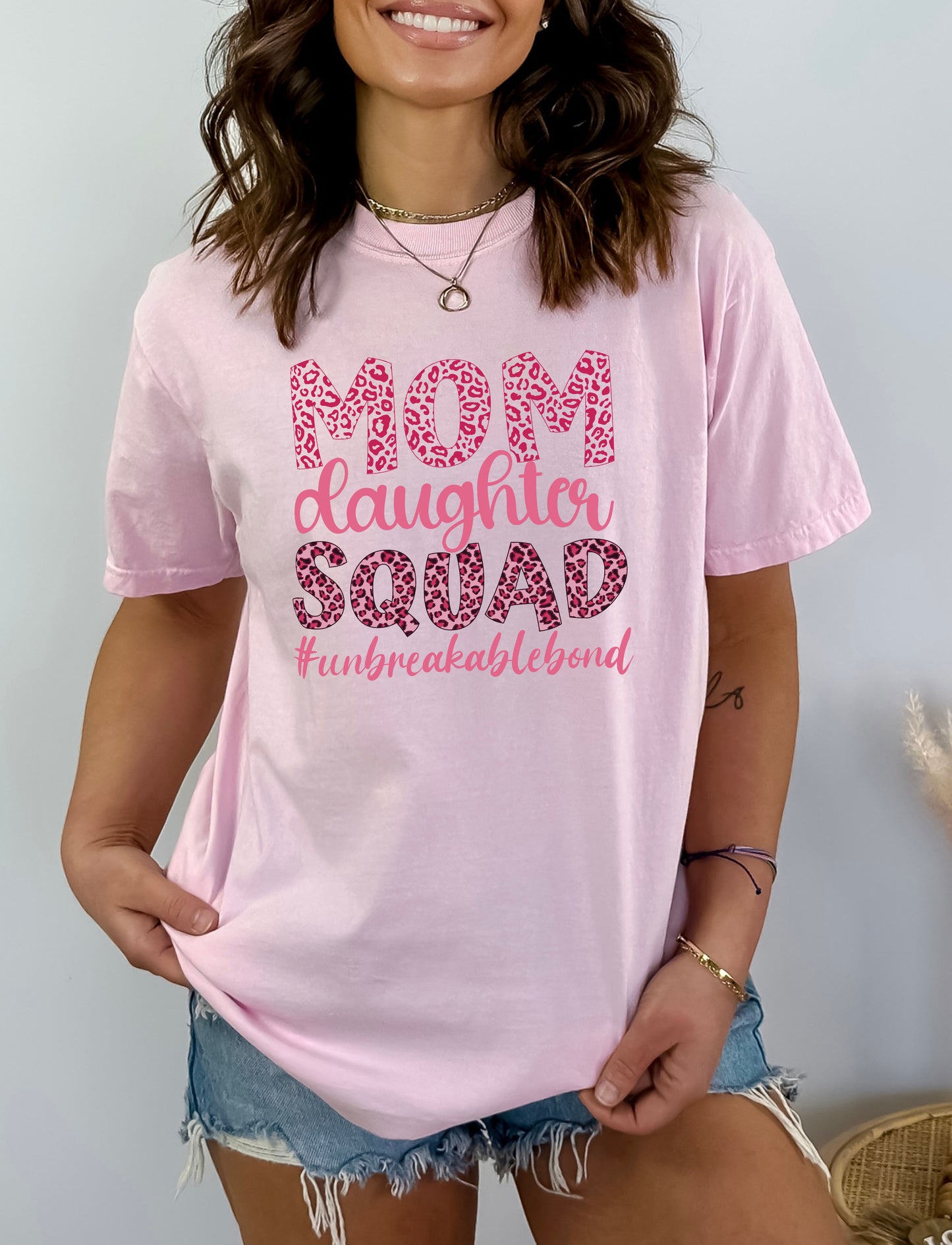 Mom Daughter Squad Shirt, Unbreakable Bond Shirt, Comfort Colors Tee-newamarketing