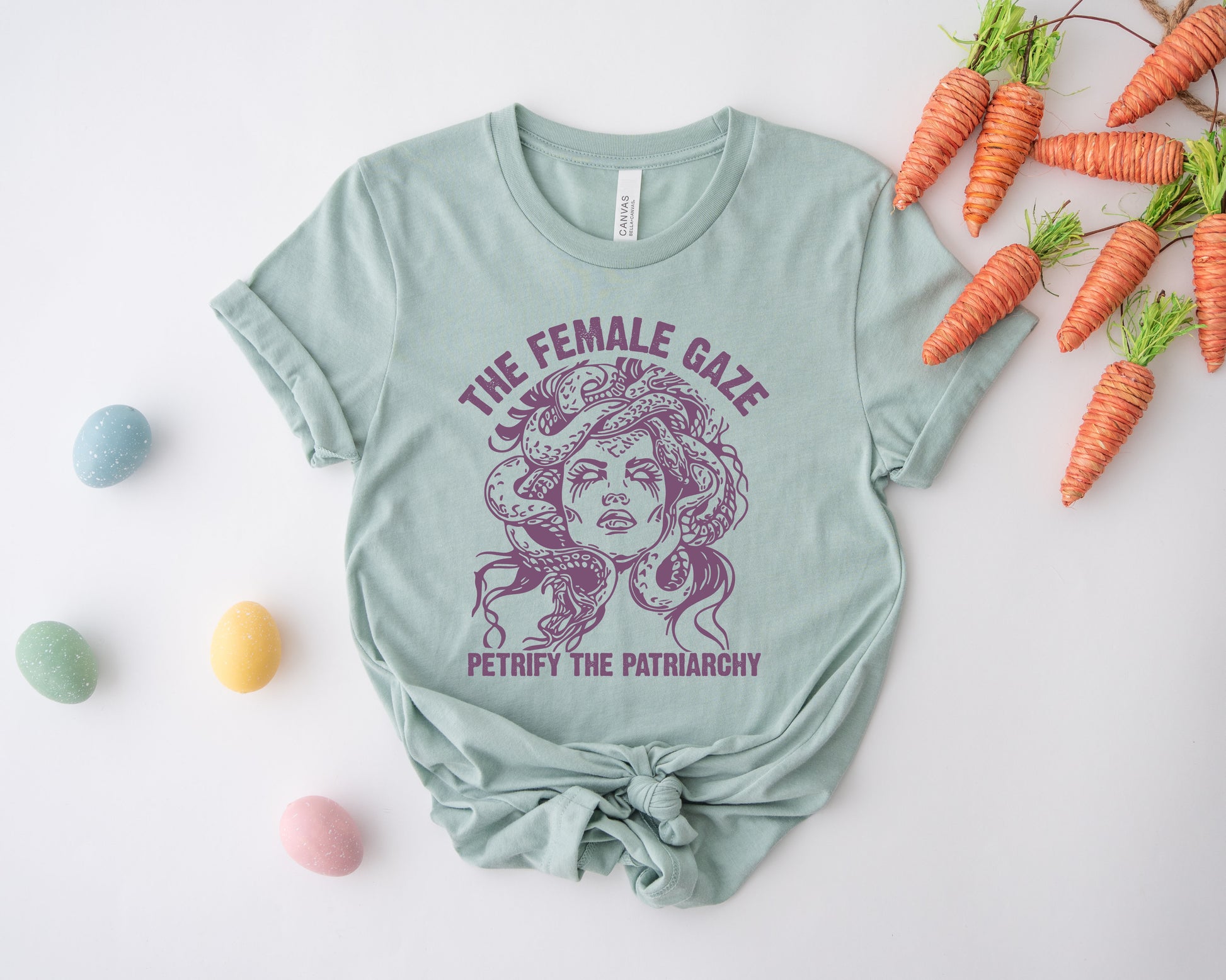 The Female Gaze Shirt, The Female Gaze Medusa Shirt, Petrify The Patriarchy-newamarketing