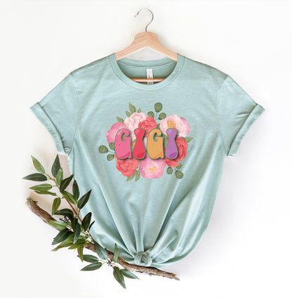 Gigi Shirt, Grandma Floral Shirt, Gigi Shirts for Grandma-newamarketing