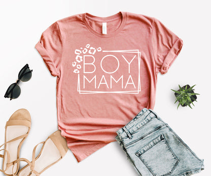 Boy Mama Shirt, Funny Mama Shirt, Gift New Mom-newamarketing