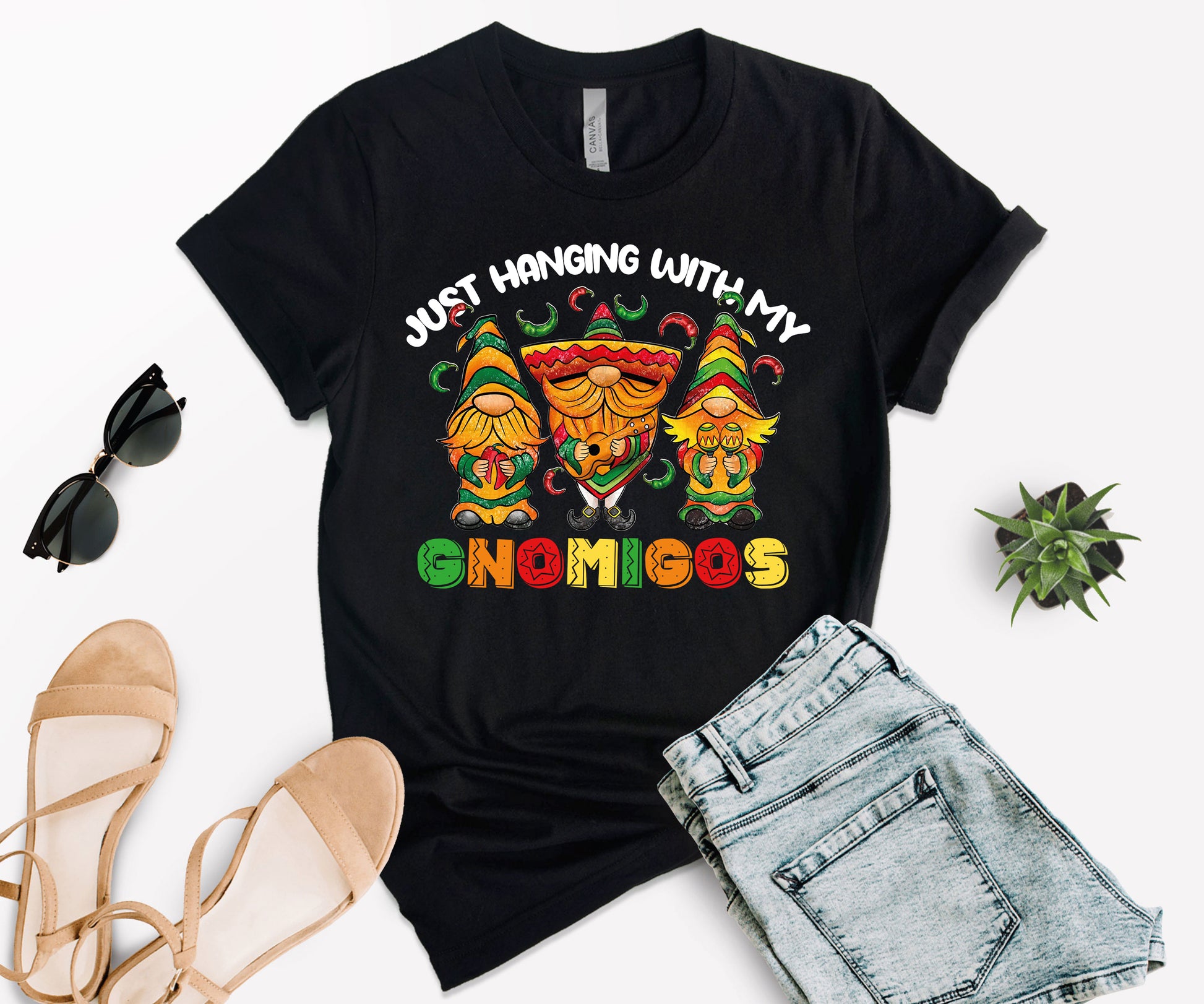 Gnomes Shirts, Funny Mexican Shirts, Hanging with My Gnomies Shirt-newamarketing