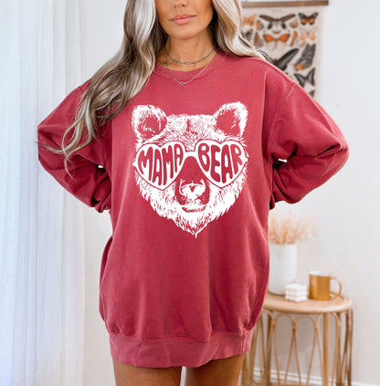 Mama Bear Sweatshirt, Comfort Colors Sweatshirt, Mothers day Gift-newamarketing