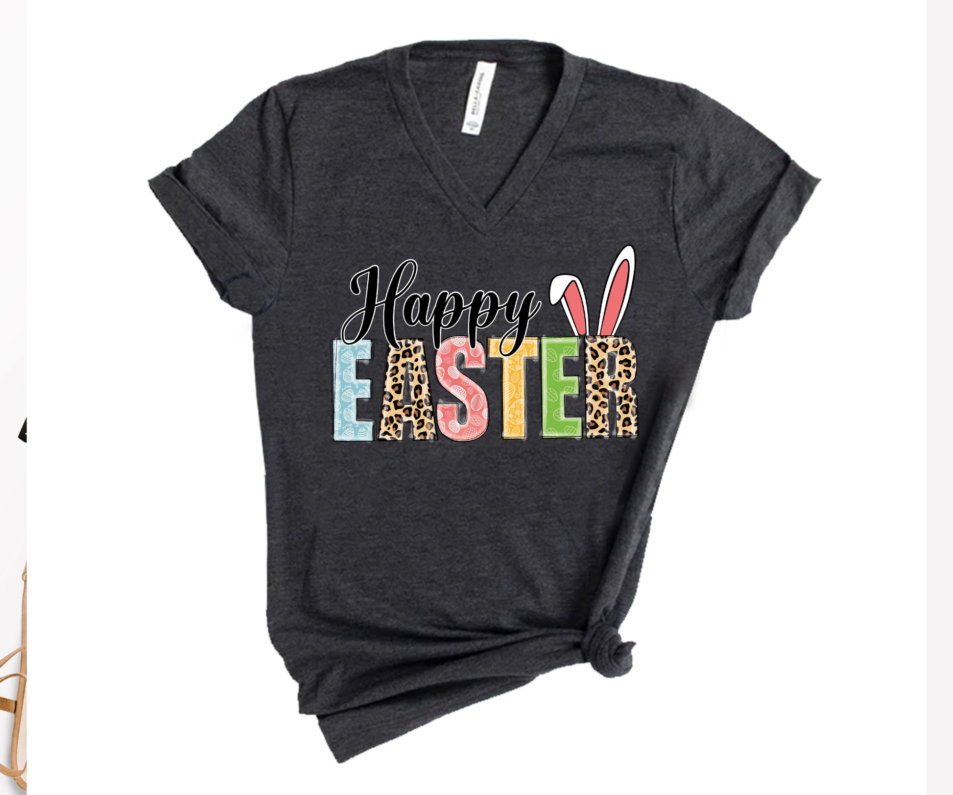 Happy Bunny Shirts, Happy Easter T-Shirt, Leopard Bunny Shirt-newamarketing