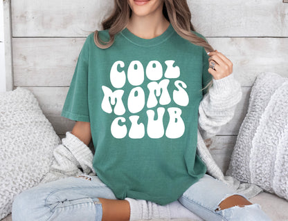 Cool Mom Club Shirt, Comfort Colors Mama Shirt, Cool Comfort Colors T-Shirts-newamarketing