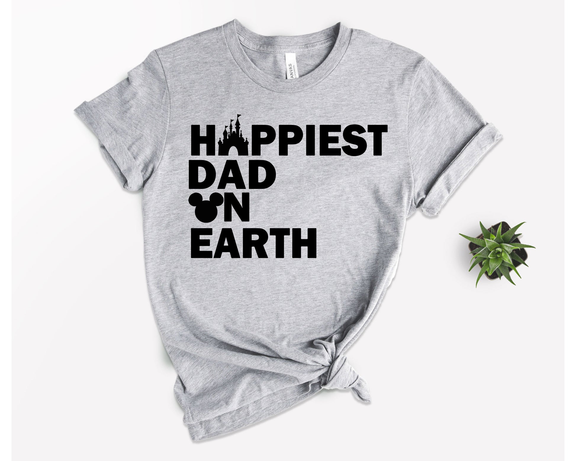 Happiest Dad on Earth Shirt, Disney Dad T-shirt, Disneyland Tee-newamarketing