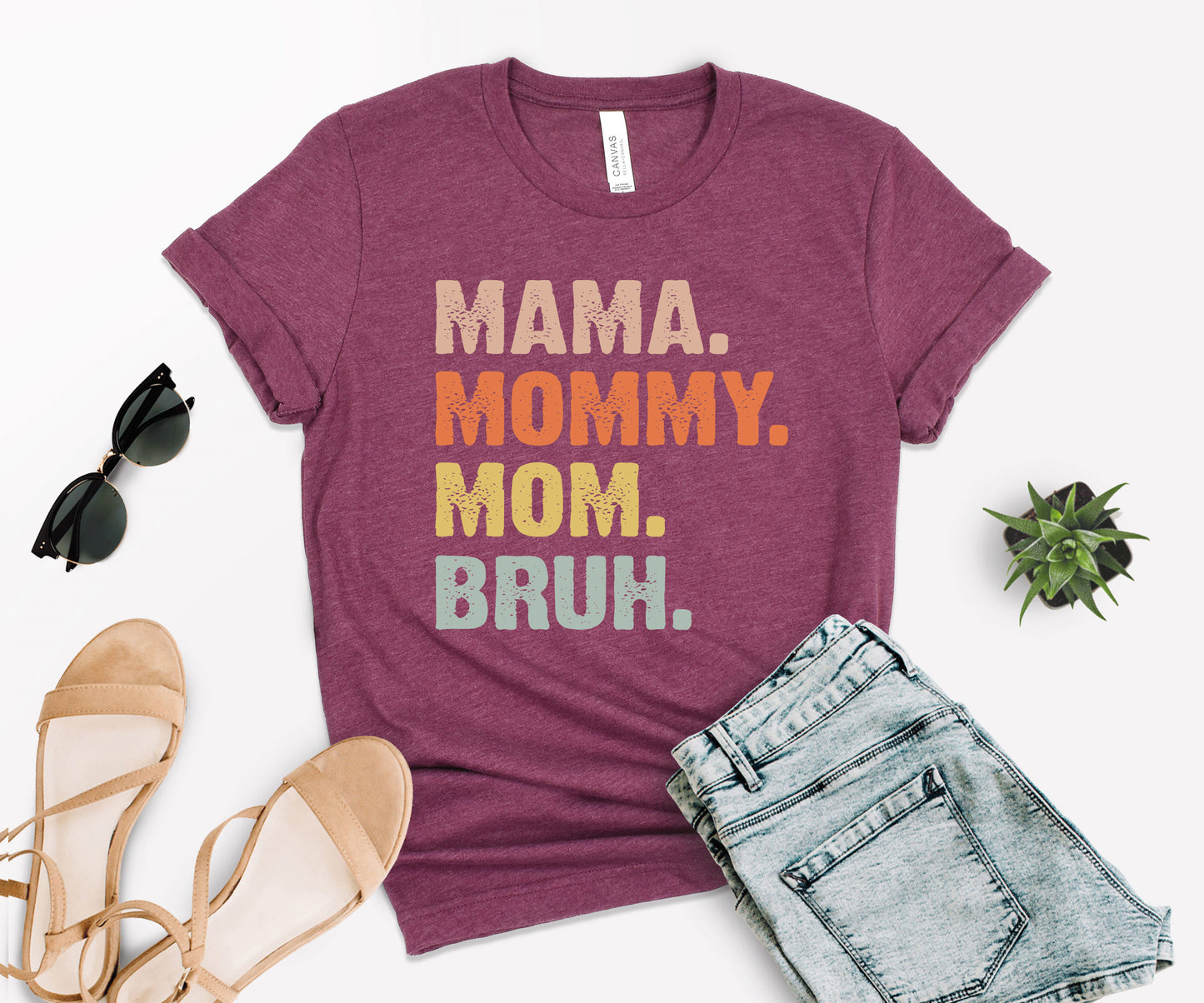 Mama Mommy Mom Bruh Shirt, Bruh Mom Shirt, Mother's Day Shirt-newamarketing