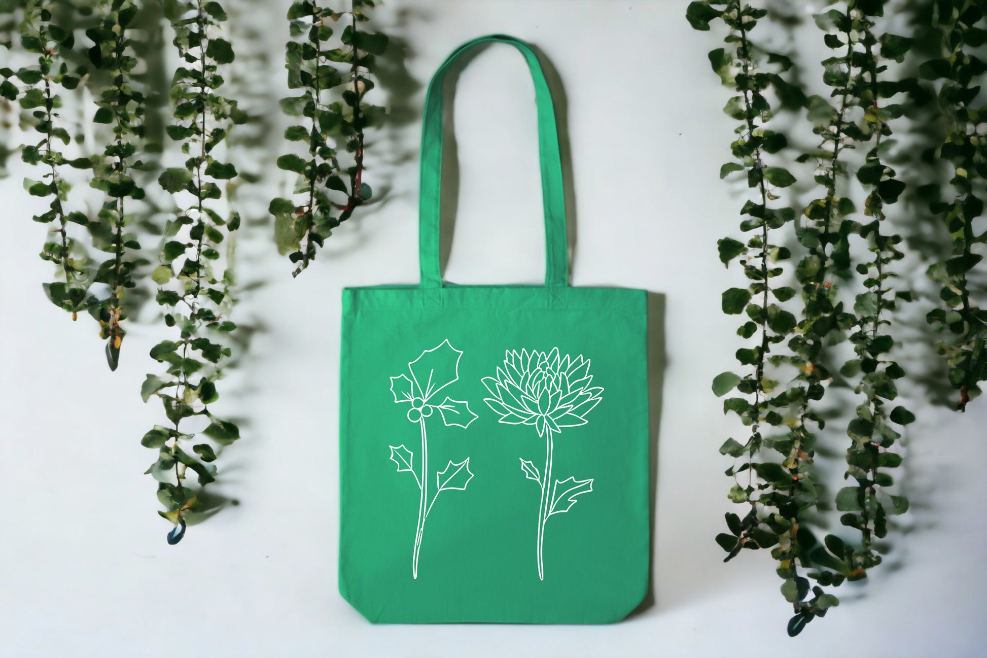 Floral Tote Bags, Tote Bag Flower Design, Personalized Tote Bag-newamarketing