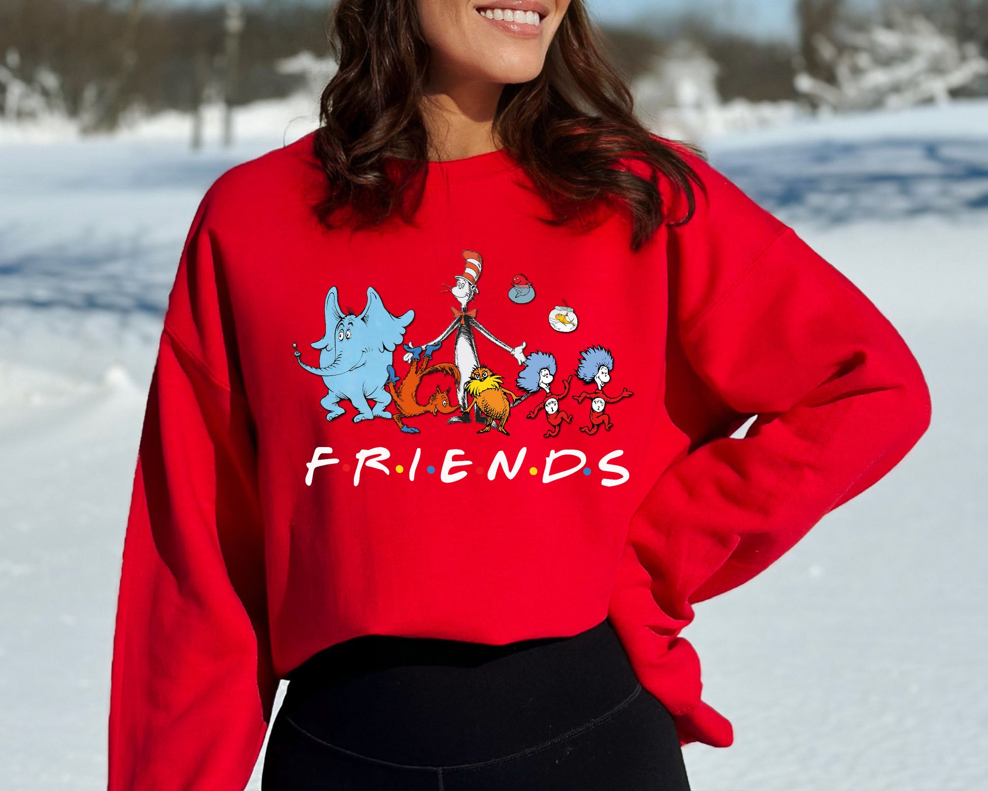 Dr Seuss Friends, Dr Seuss Hoodie, Friends Sweatshirt-newamarketing