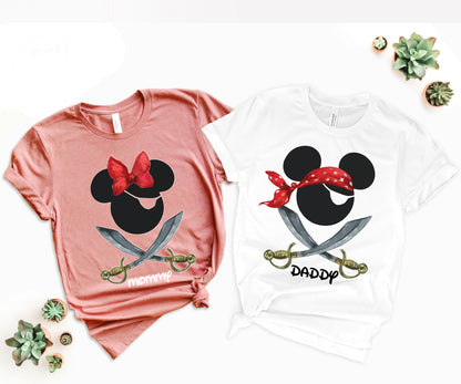 Disney Pirates Shirts, Personalized Family Disney Shirts, Disney Matching Shirts for Family-newamarketing