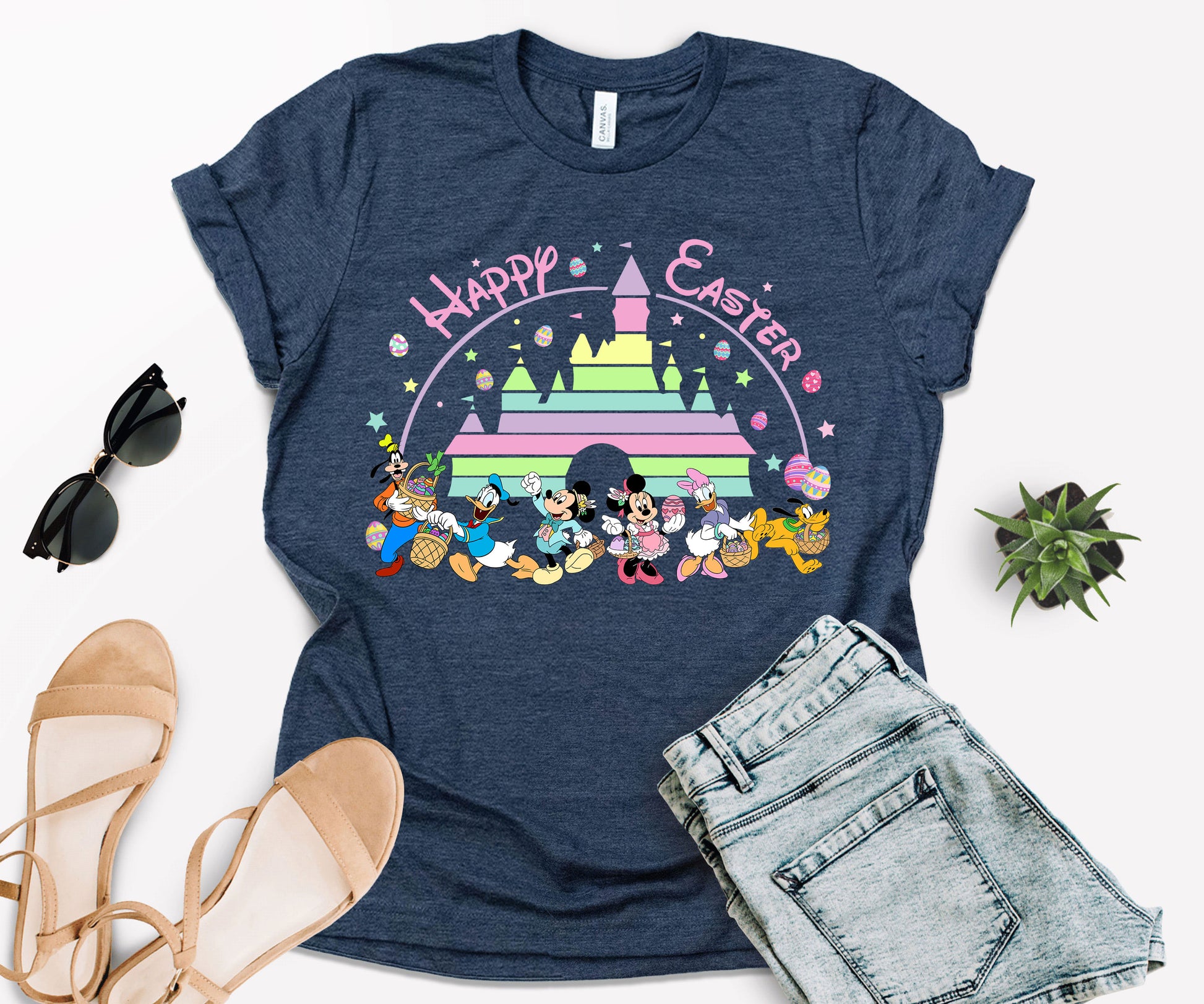 Easter Disney Shirts, Mickey Mouse Easter Shirt, Disney Easter Characters-newamarketing