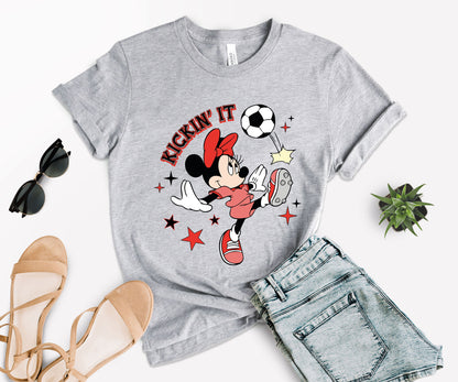 Disney Soccer Shirt, Disney Football Shirt, Mickey Mouse Football Shirt-newamarketing