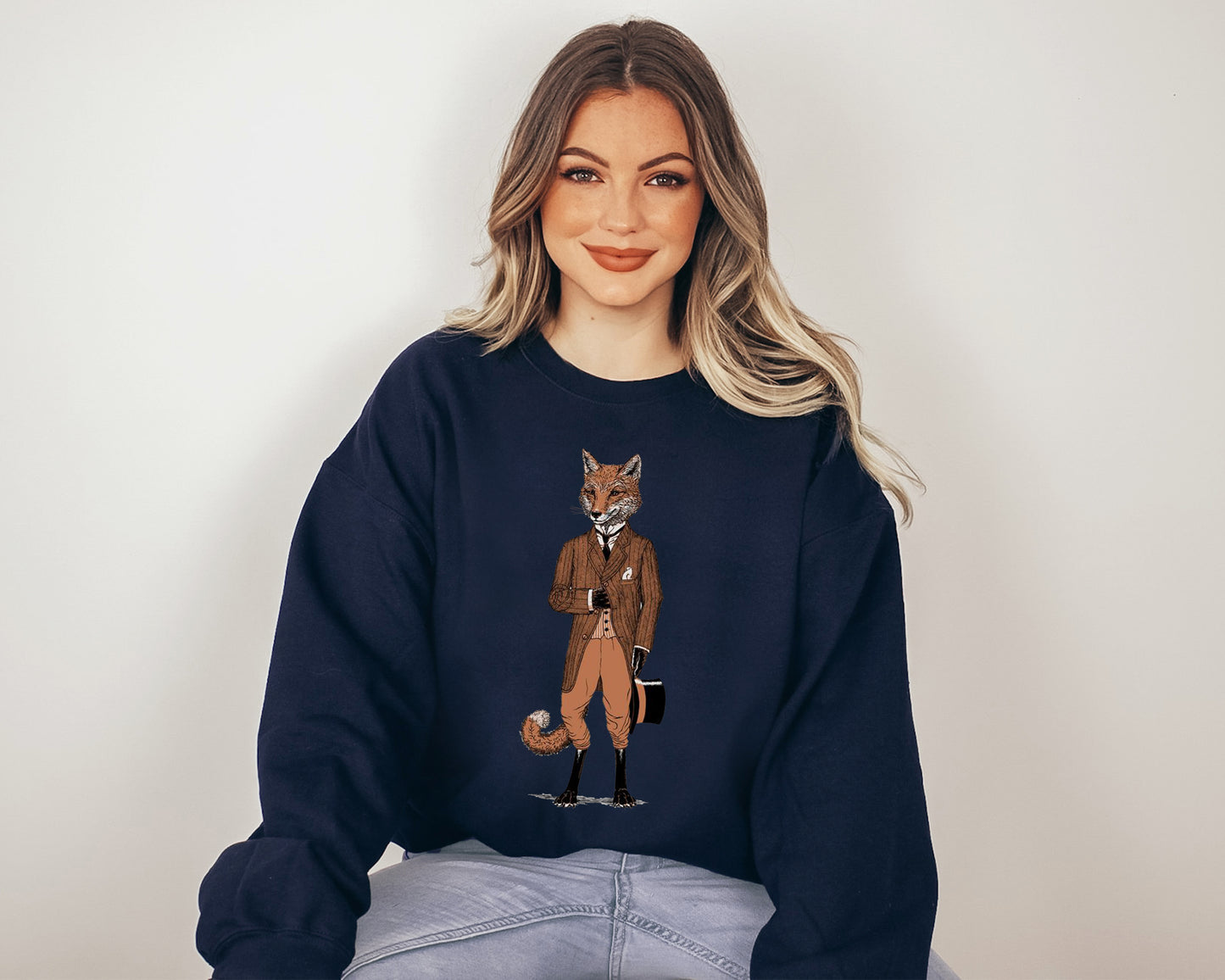 Fox Sweatshirt, Hoodies with Animals, Fox Sweatshirt Womens-newamarketing