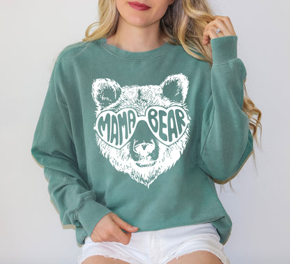 Mama Bear Sweatshirt, Comfort Colors Sweatshirt, Mothers day Gift-newamarketing