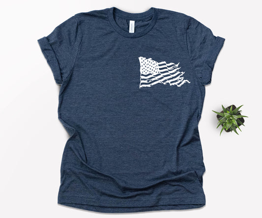 American Flag Shirt, Patriotic American Flag T-shirt, Usa Made American Flag Shirt-newamarketing