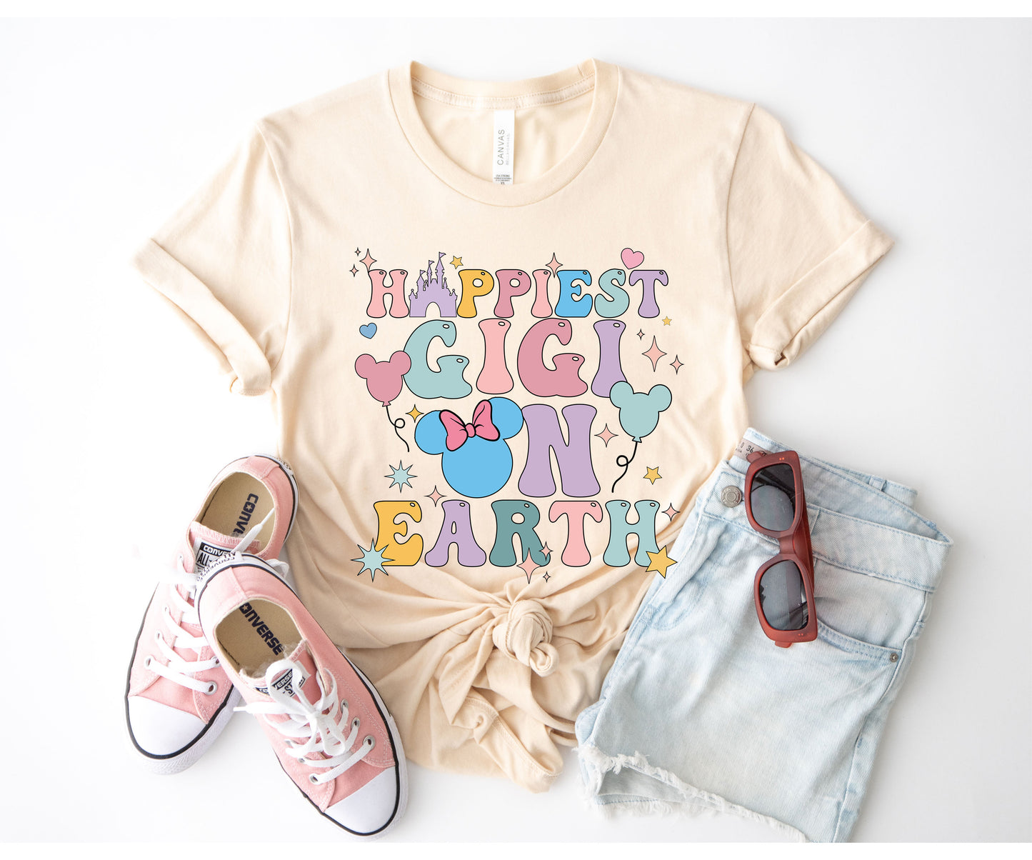 Happiest Gigi on Earth Shirt, Disney Grandma Shirt, Gigi Disney Shirt-newamarketing