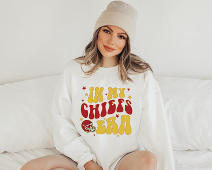 In My Chiefs Era Sweatshirt, Kansas City Chiefs Crewneck, Kelce Sweatshirt-newamarketing