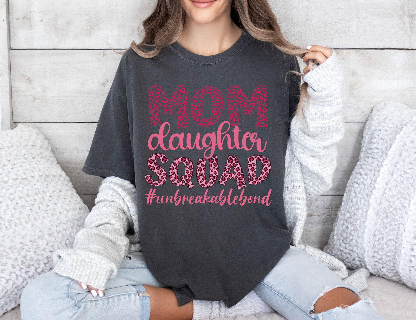 Mom Daughter Squad Shirt, Unbreakable Bond Shirt, Comfort Colors Tee-newamarketing