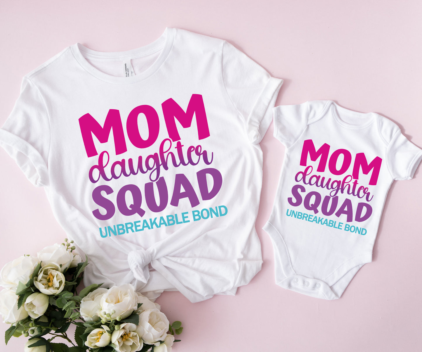 Mom Daughter Squad Shirts, A Mother and Daughter Bond Shirts, Mom Squad Shirts-newamarketing