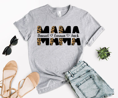 Mothers Day Shirt, Custom Mama Shirt, Personalized Mom Shirt-newamarketing