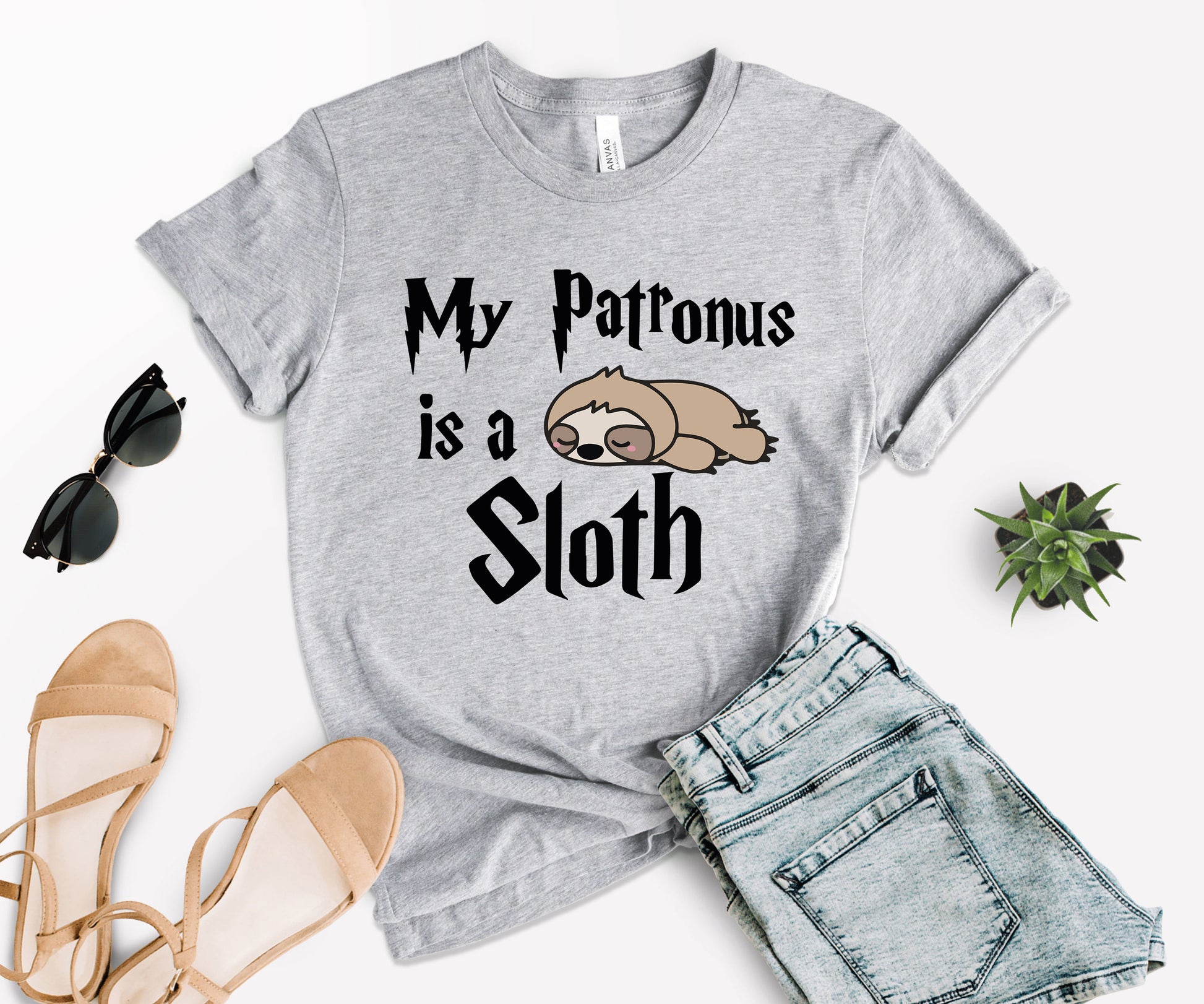 Sloth Shirt, Funny Sloth Shirts, My Patronus Is A Sloth-newamarketing