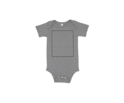 Bella Canvas Baby Onesies, Custom T-Shirt Design, Personalized T-Shirt Athletic Heather Grey - newamarketing