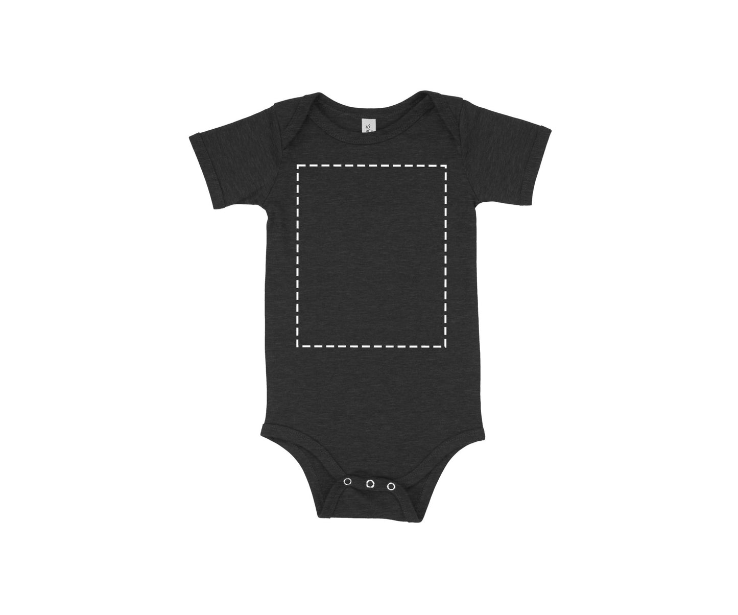 Bella Canvas Baby Onesies, Custom T-Shirt Design, Personalized T-Shirt Dark Grey - newamarketing