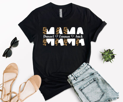 Mothers Day Shirt, Custom Mama Shirt, Personalized Mom Shirt-newamarketing