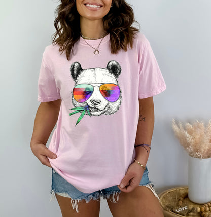 Panda Shirt, Cute Panda Shirt, Comfort Colors T-Shirts-newamarketing