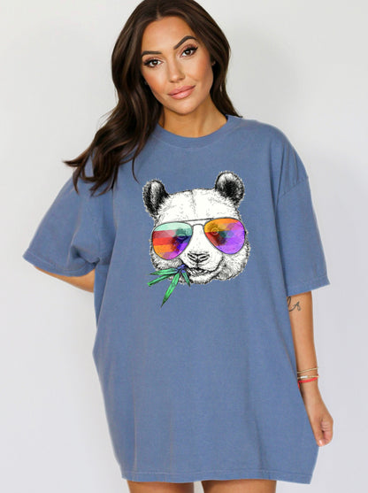 Panda Shirt, Cute Panda Shirt, Comfort Colors T-Shirts-newamarketing