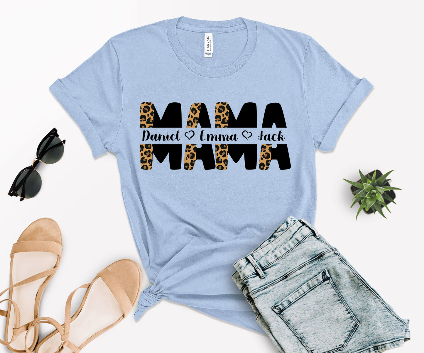 Mothers Day Shirt, Custom Mama Shirt, Personalized Mom Shirt-newamarketing